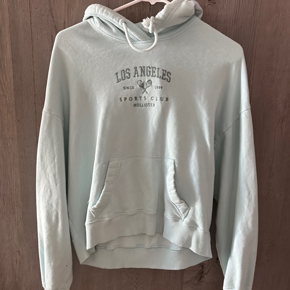 Hollister Light Blue Hoodie